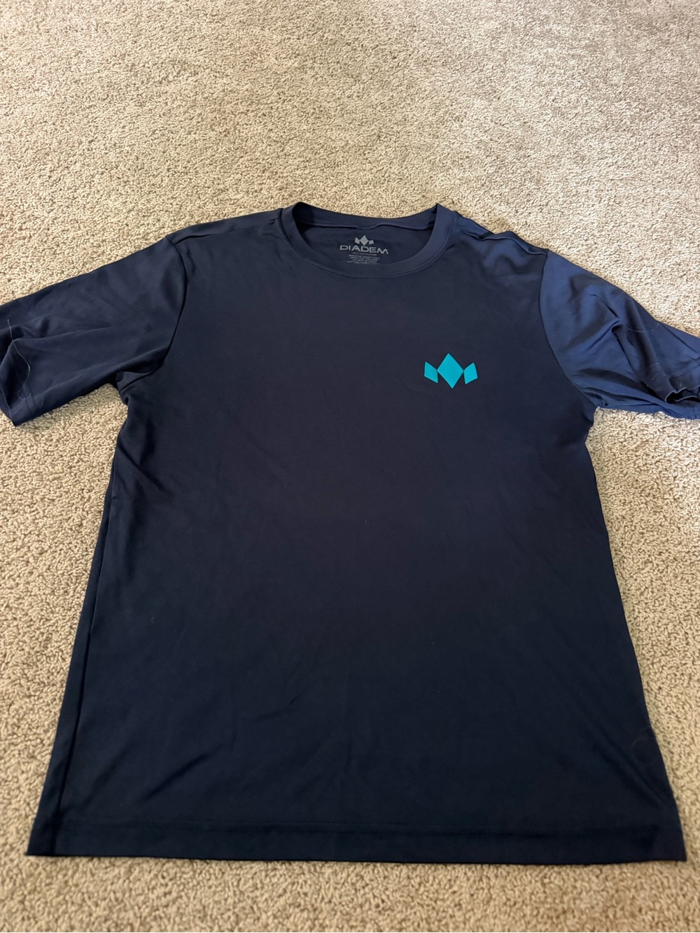 Men's Navy Short-Sleeve Performance Tee